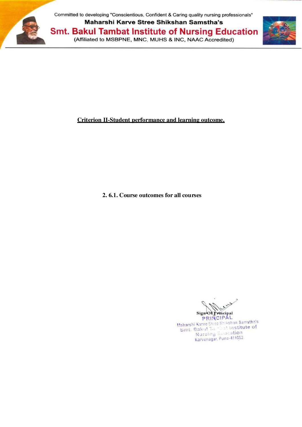 2.6.1-Corse-outcome-for-all-courses