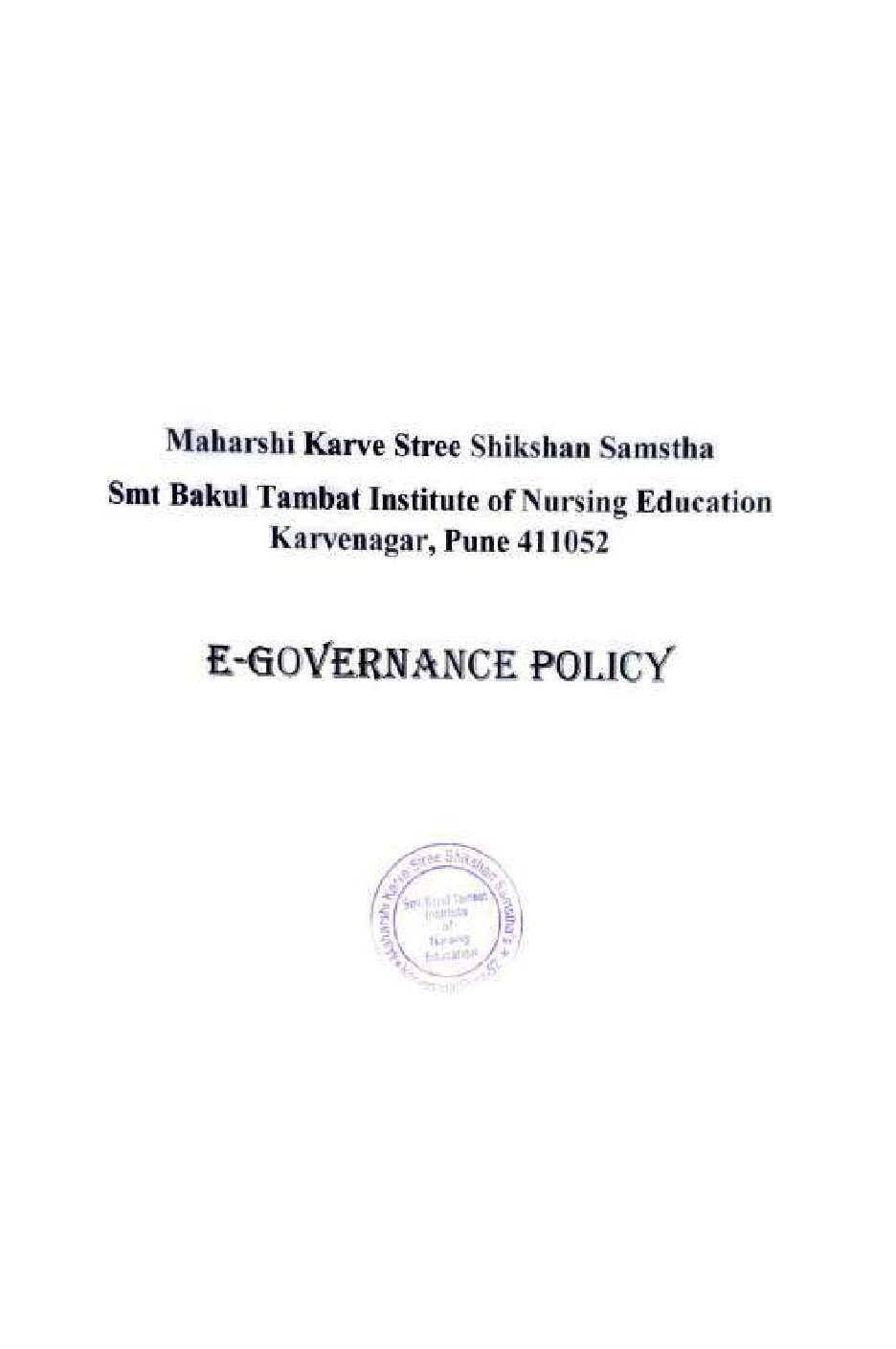 e-governance-policy