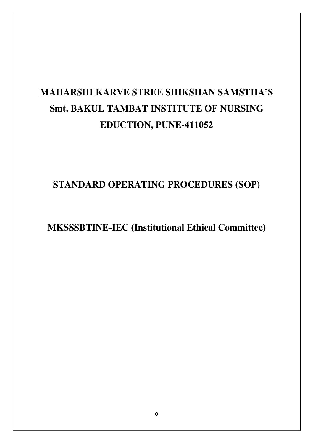 standard-operating-procedure