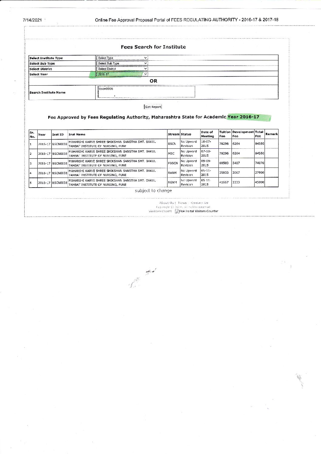FRA-Approved-Fees-2016-17-to-2021-22